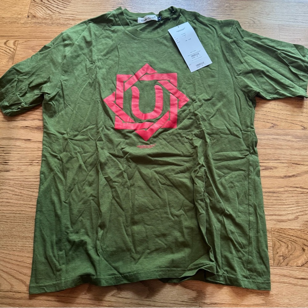 Undercover Green and Red Short Sleeve Tee